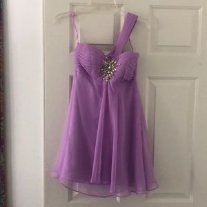 Short Lavender Dress